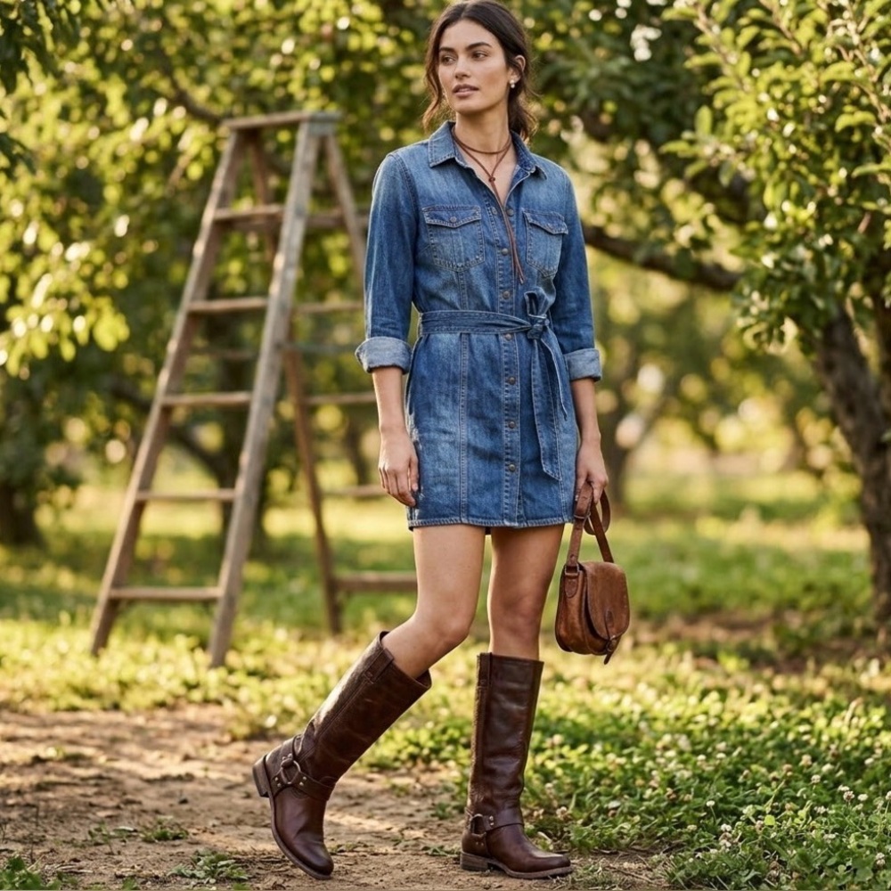 FRYE Phillip Harness Tall Boots